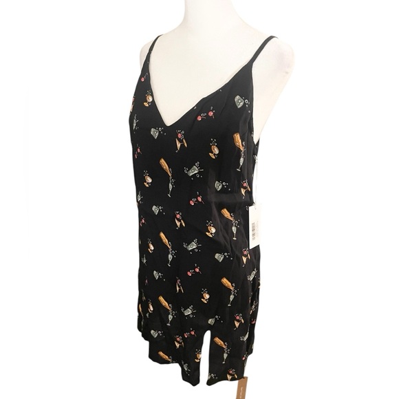 Reformation Marlowe Mini Dress in Champagne Pop Print - Picture 2 of 11